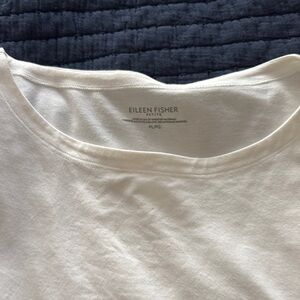 Eileen Fisher Classic Cream Top